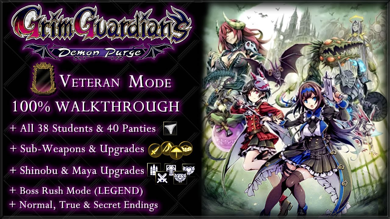 Grim Guardians: Demon Purge [PC] - Guide 100% / Veteran Mode / All Collectibies