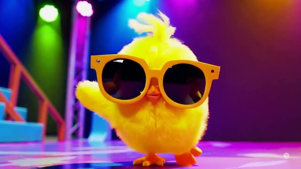 Anak Ayam Lucu Joget Ceria 😆 Gerakannya Bikin Penonton Senyum Sepanjang Video