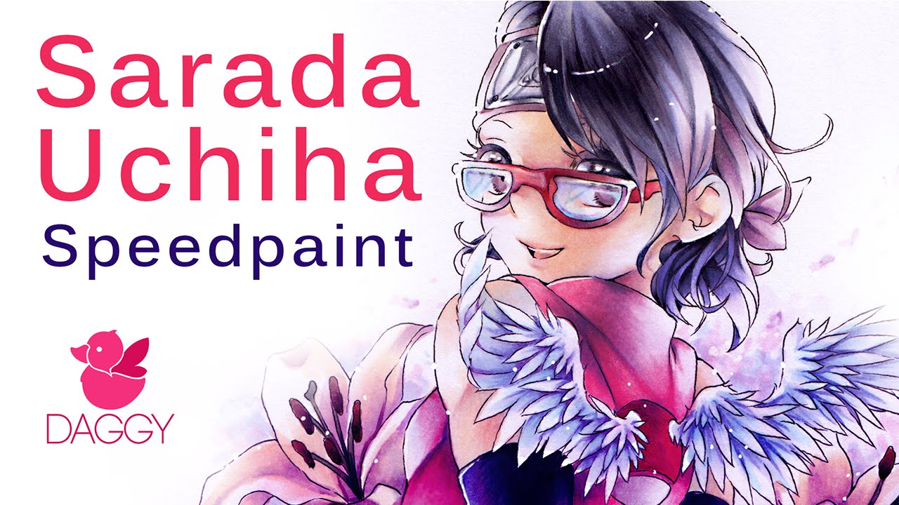 Naruto - Sarada | SpeedDrawing / Timelapse | DaggysArt