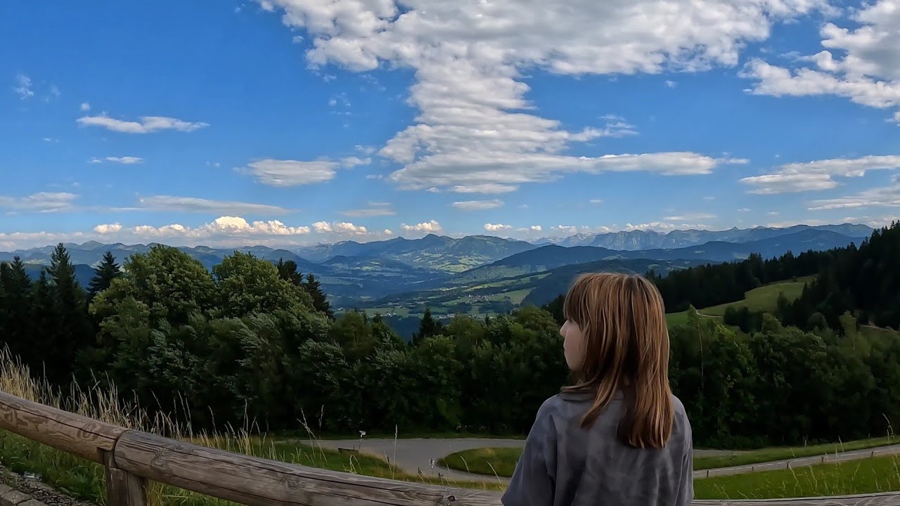 Seilbahn in Bregenz am Bodensee / Die Pfänderbahn / Österreich