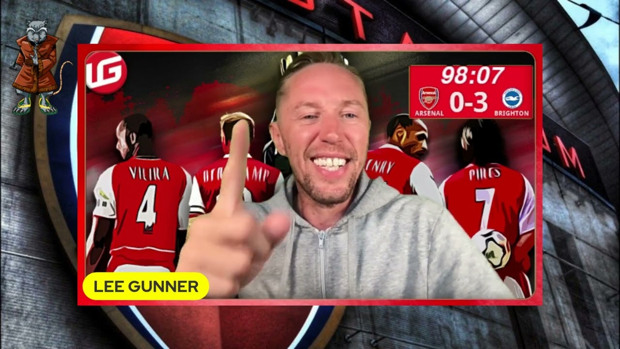 RANT - ARSENAL 0-3 BRIGHTON (FUMING LEE GUNNER) 3 SEASONS NO 🏆 SACK HIM TONIGHT