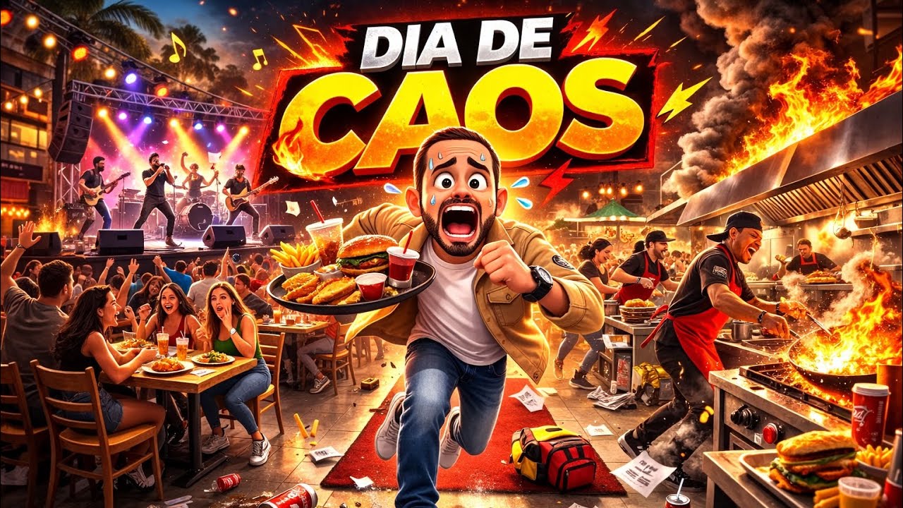 Dia de show com diversos grupos musicais