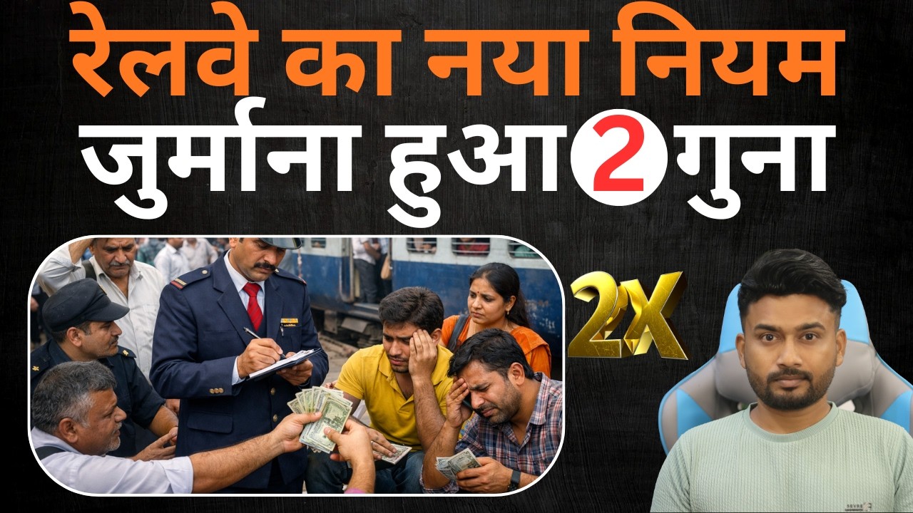 Indian Railways’ New Rule Starts Now: Ticketless & Wrong Ticket Travel Faces Double Trouble