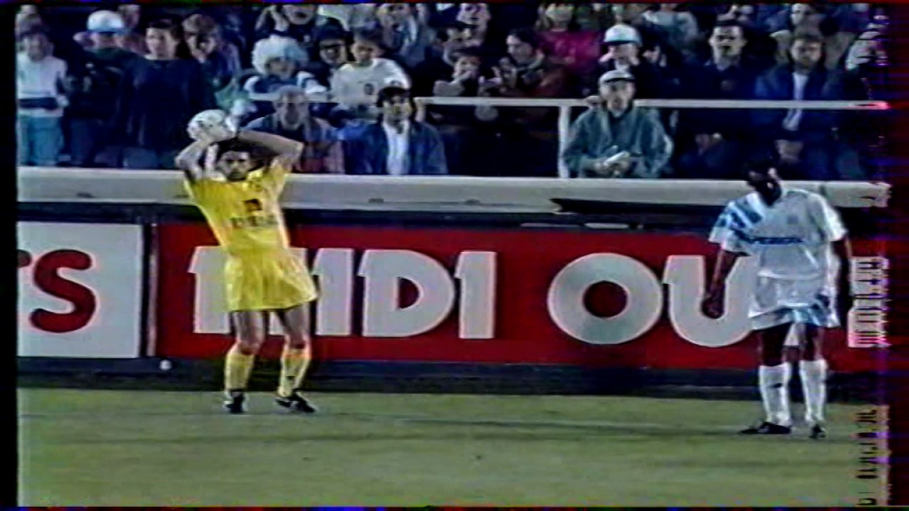 OM 2-0 Cannes 91 92 titre champion + adieu papin partie 4