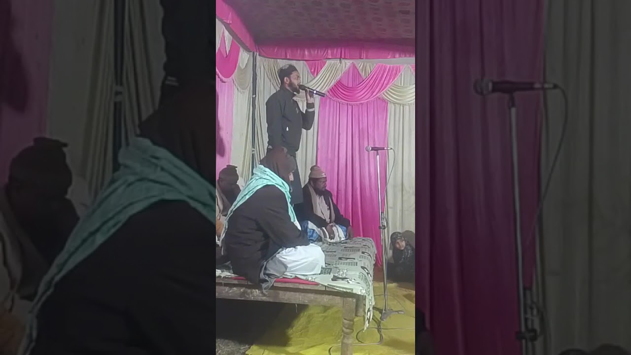 Khurshid Alam mhrajganjv new kalam o shahri Mohabbat Jahan Mustafa hai