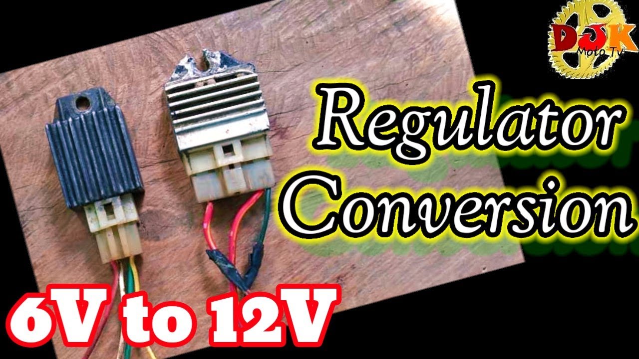 EP23- Conversion ng Regulator at Battery|6Volts to 12Volts|4pin RS100 to 4pin Rusi110|by DJKMoto Tv