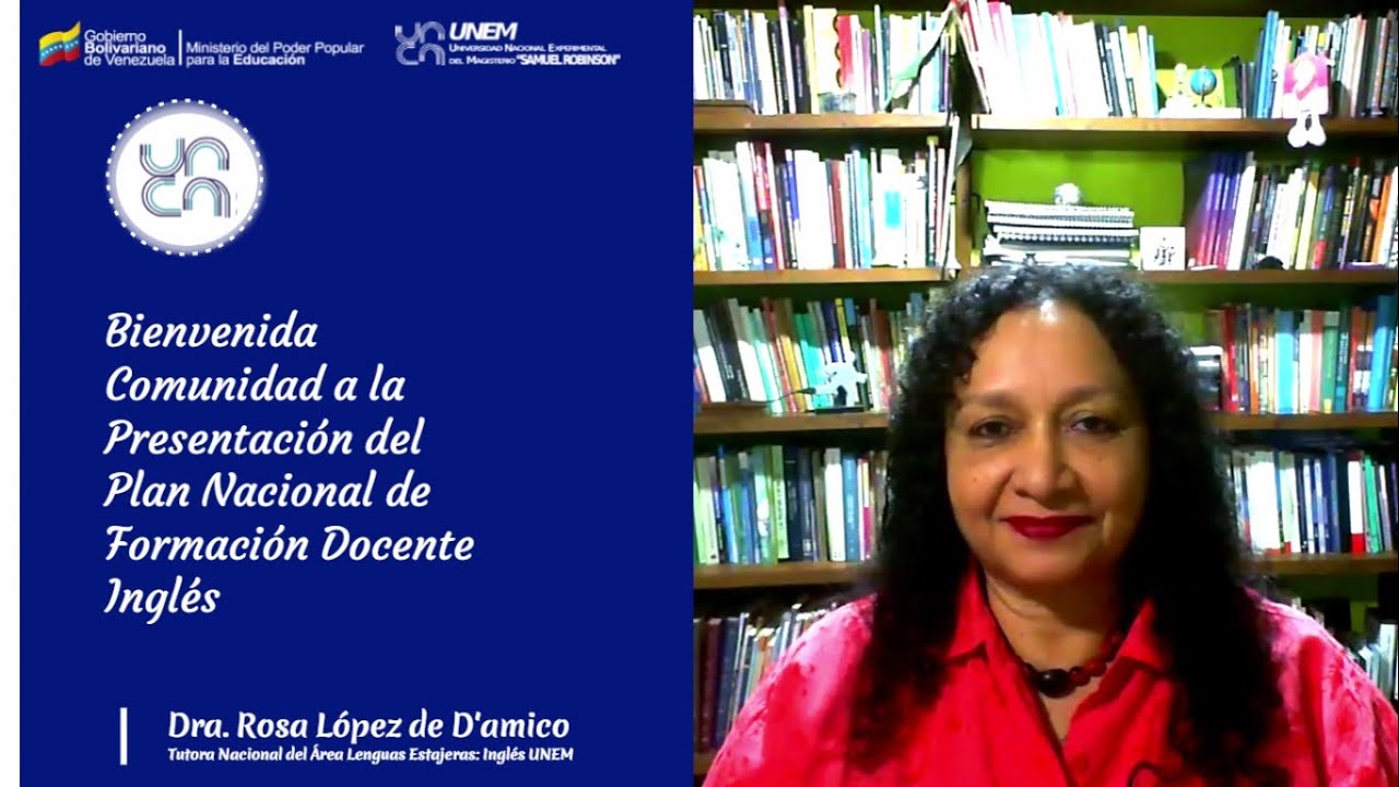 Presentación de Inglés  Dra  Rosa López de D’Amico