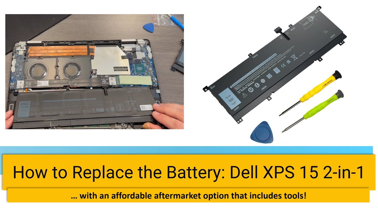 Замена аккумулятора для Dell XPS 15 за считанные минуты!