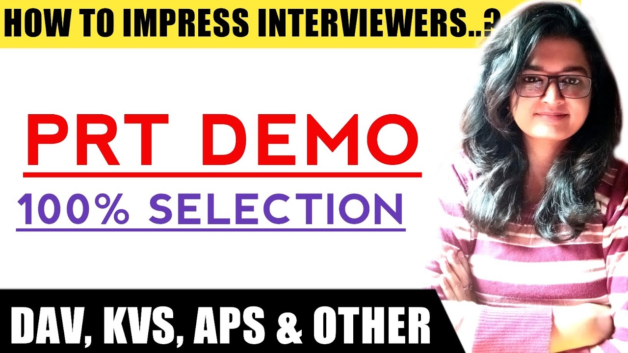 PRT DEMO TEST FOR DAV, KVS, APS & OTHER/ HOW TO GIVE DEMO ON PRT/IMPRESSIVE DEMO FOR DAV & OTHER