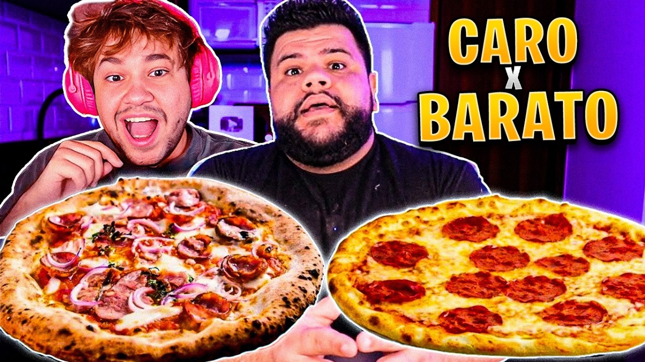 PIZZA DE CALABRESA BARATA vs PIZZA CALABRESA CARA - React Thiago Quatroque