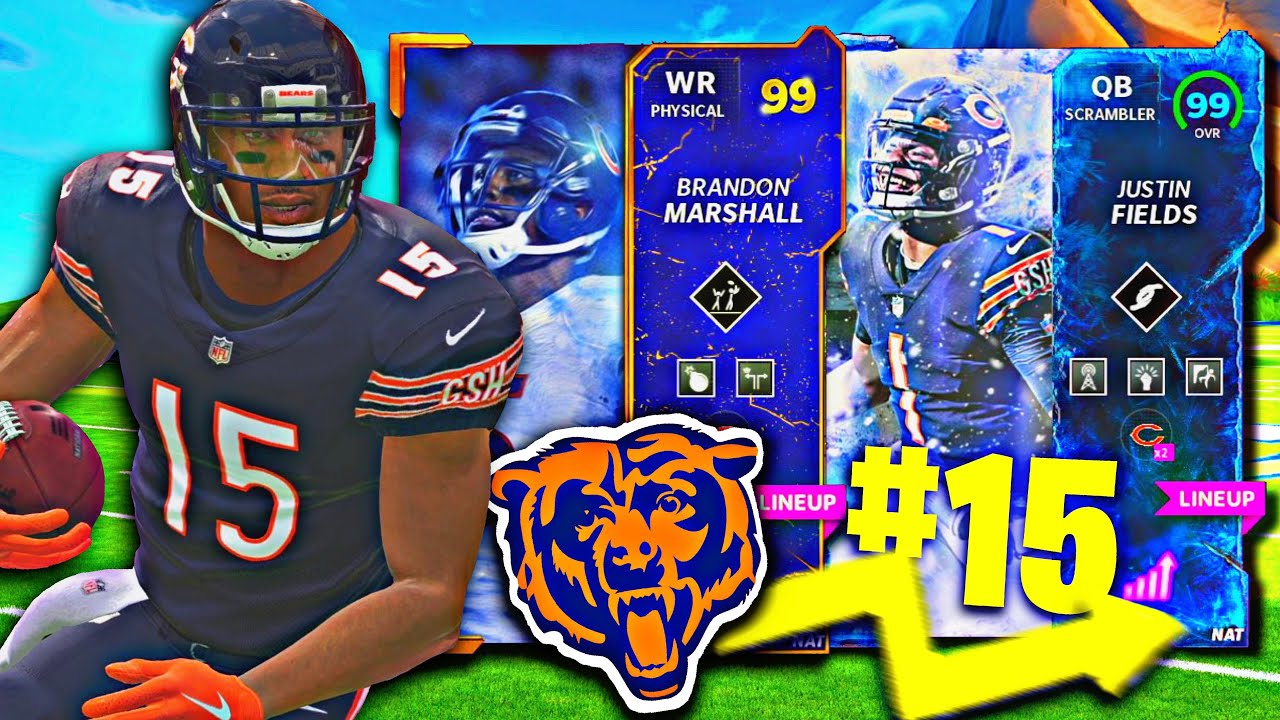 CHICAGO BEARS THEME TEAM UPDATE!! 99 B-MARSH, JUSTIN FIELDS + MORE!! [MADDEN 22]