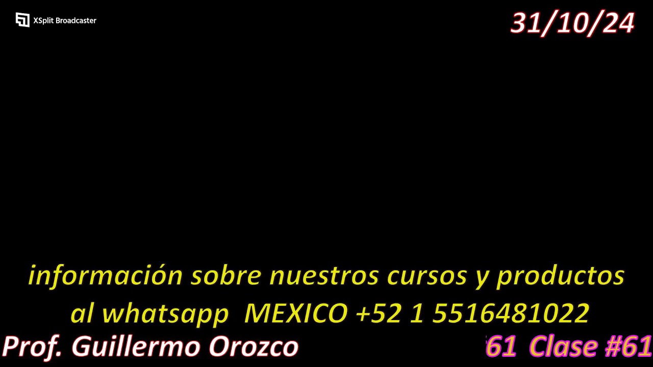Curso Electrónica Práctica en los transistores clase 61 profesororozco