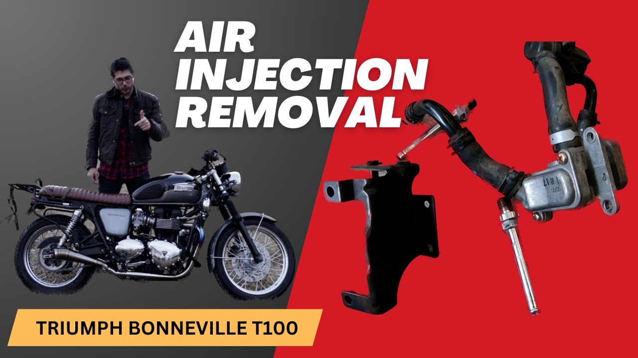 Удаление системы впрыска воздуха Triumph Bonneville | Удаление AIS