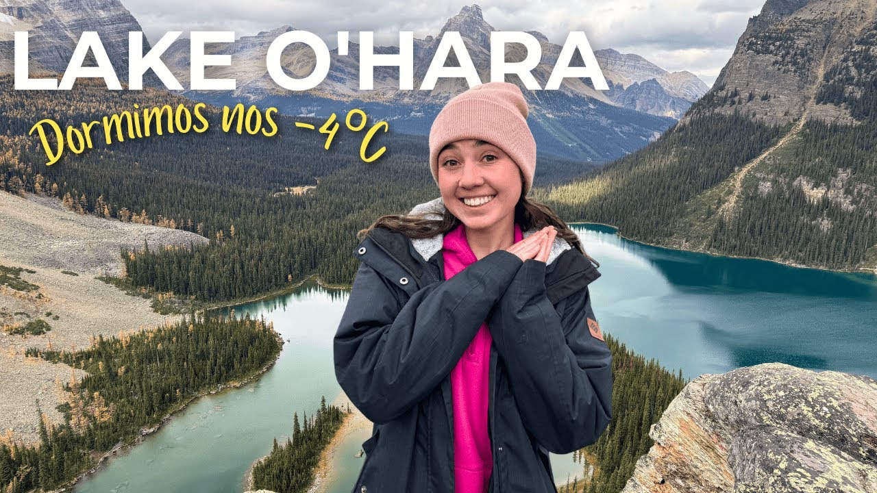 48h ACAMPANDO nas MONTANHAS MAIS IMPRESSIONANTES do CANADÁ!