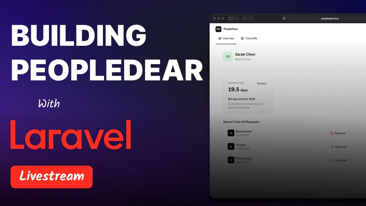 Building PeopleDear with Laravel + React: Create system time off type form