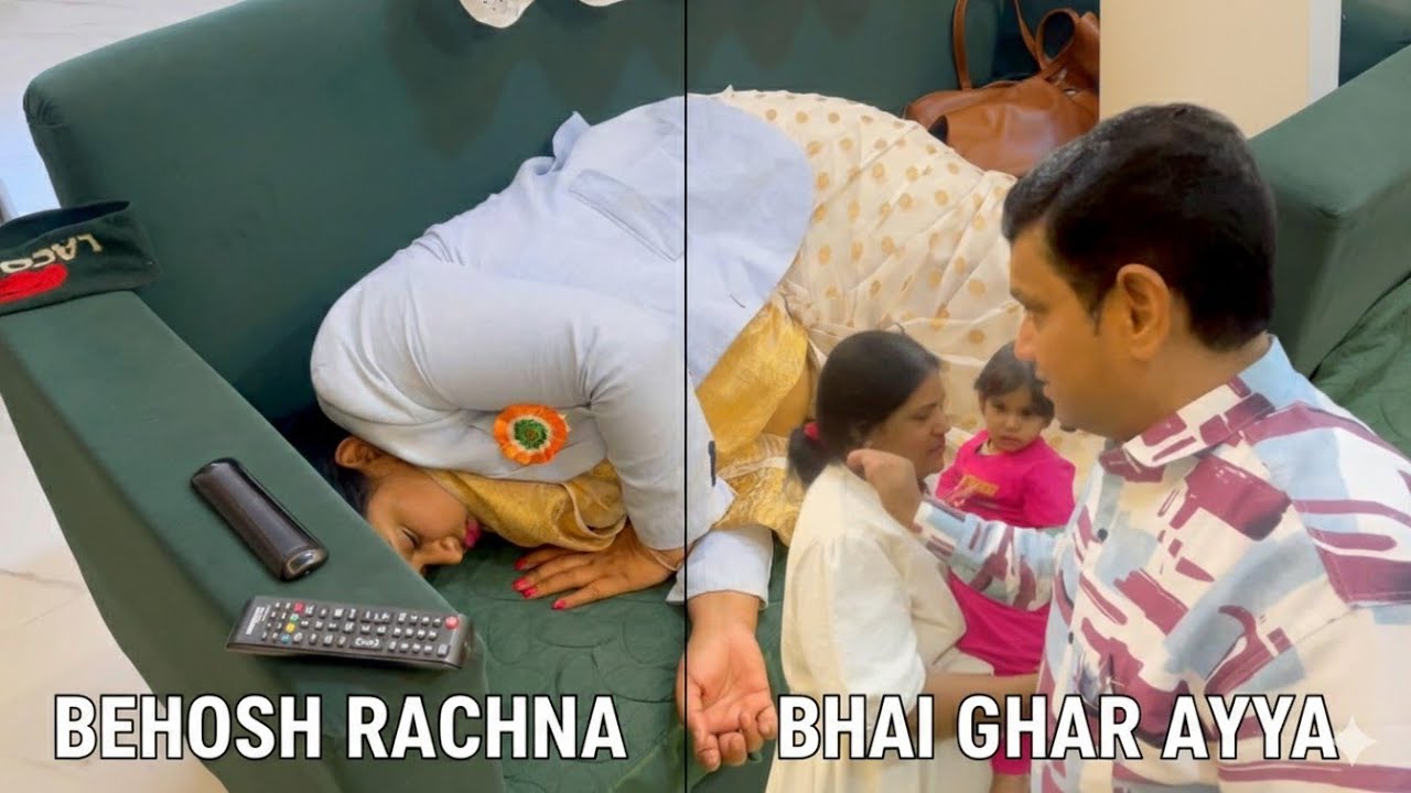 Rachna hui Behosh 😭 Pehli baar Saale Sahab ghar aaye aur ye ho gaya! 