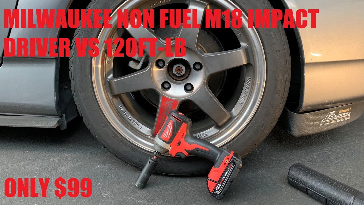 [MILWAUKEE VS LUG NUTS] Can a Non-FUEL Milwaukee Brushless Impact Driver Take Off 120ft-lb’s??
