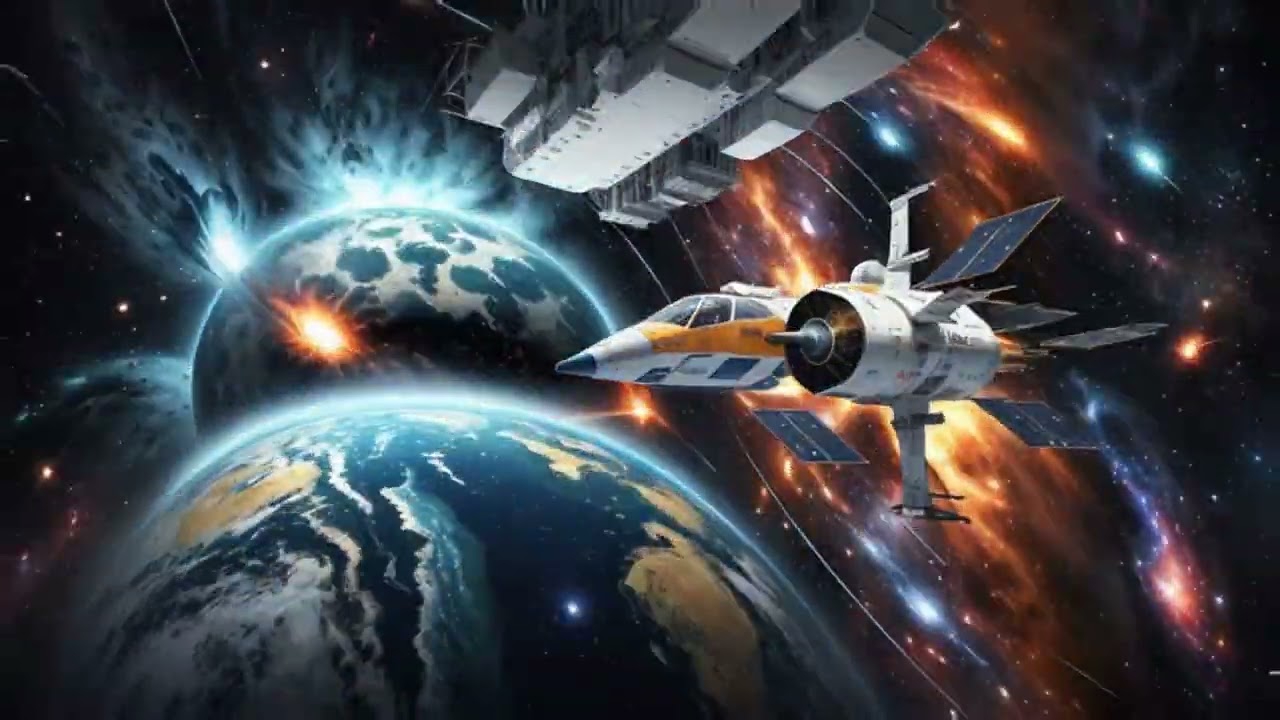 Galactic Odyssey Speed of Light Adventure #aiartwork #ai #aivisualization #aiexploration