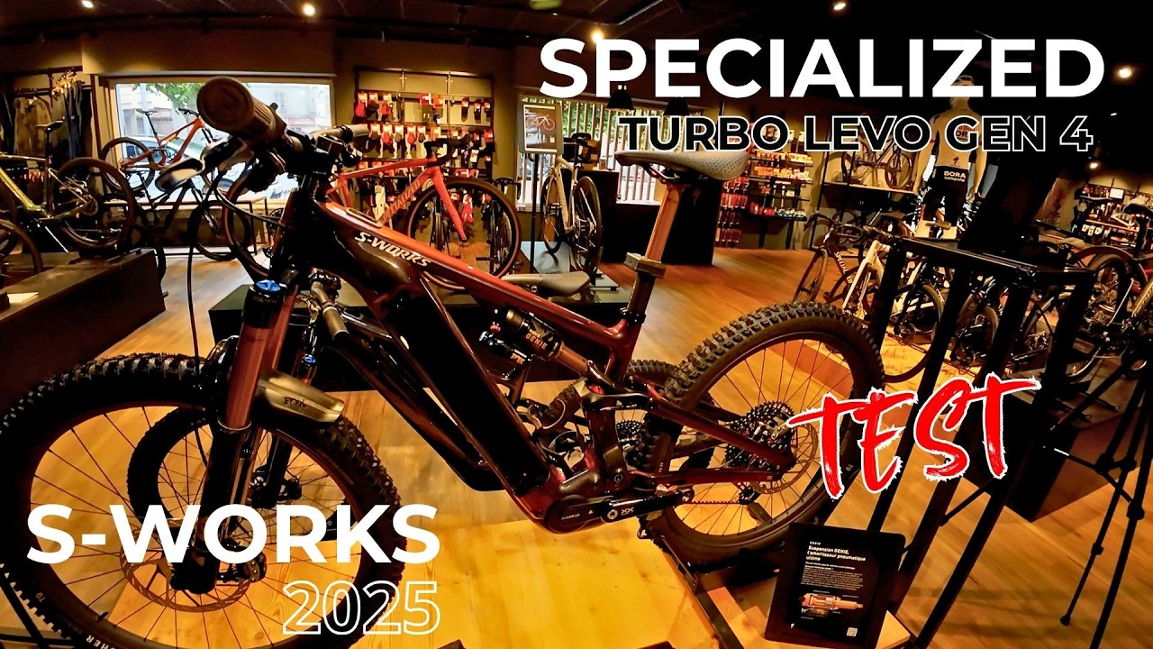 PRÉSENTATION & TEST des VTT S-WORKS SPECIALIZED Turbo Levo Gen 4 2025