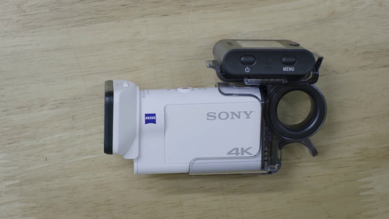 Sony FDR-X3000 : Installation Finger Grip (AKA-FGP1)