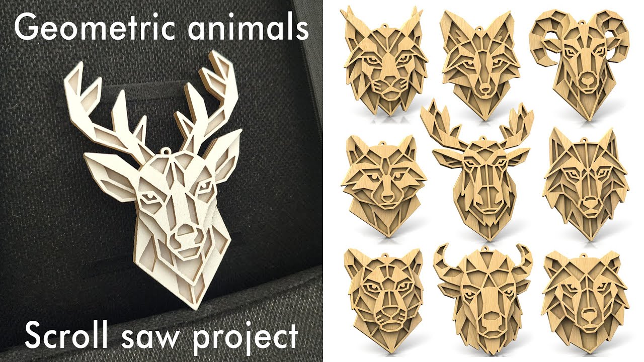 Making of Geometric Animals  - woodworking project