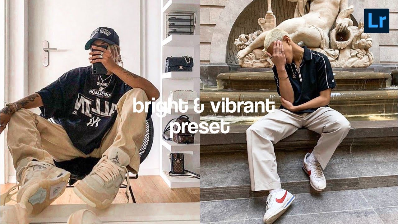 Bright & Vibrant preset | Instagram feed | lightroom free presets