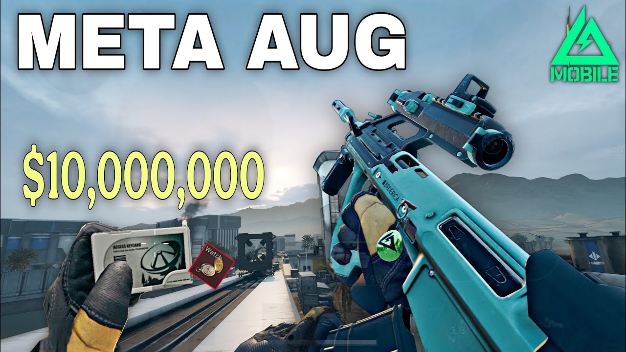 Solo Space City With Meta AUG in Delta Force Mobile Operations