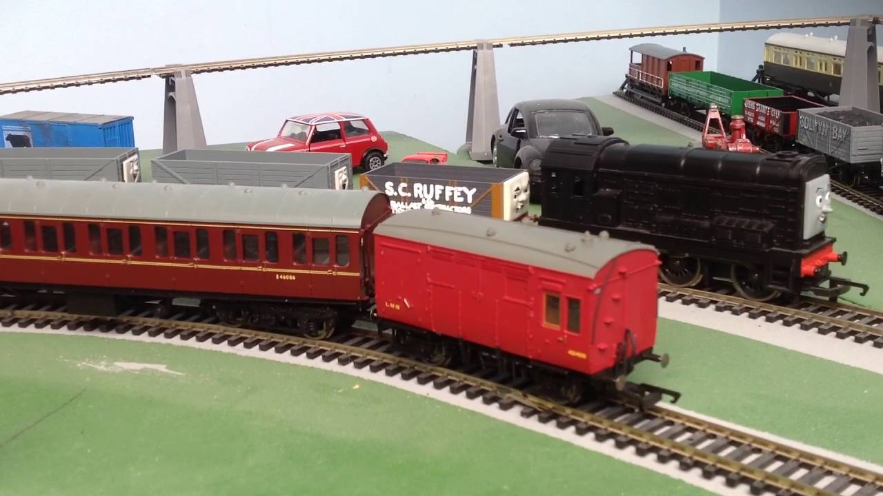 Diesel with the troublesome trucks and toad the brake van