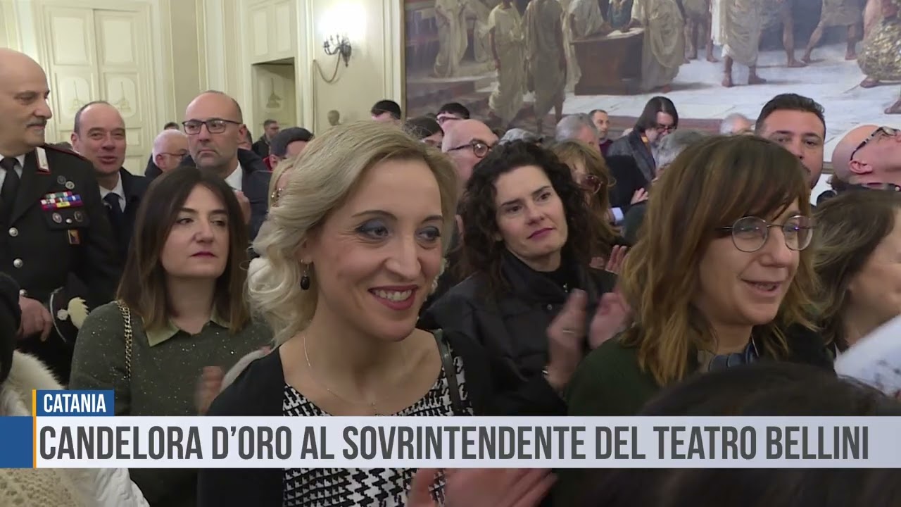 Catania: candelora d’oro al Sovrintendente teatro Bellini