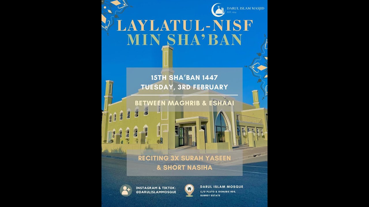 Laylatul-Nisf Min Sha'ban | Program
