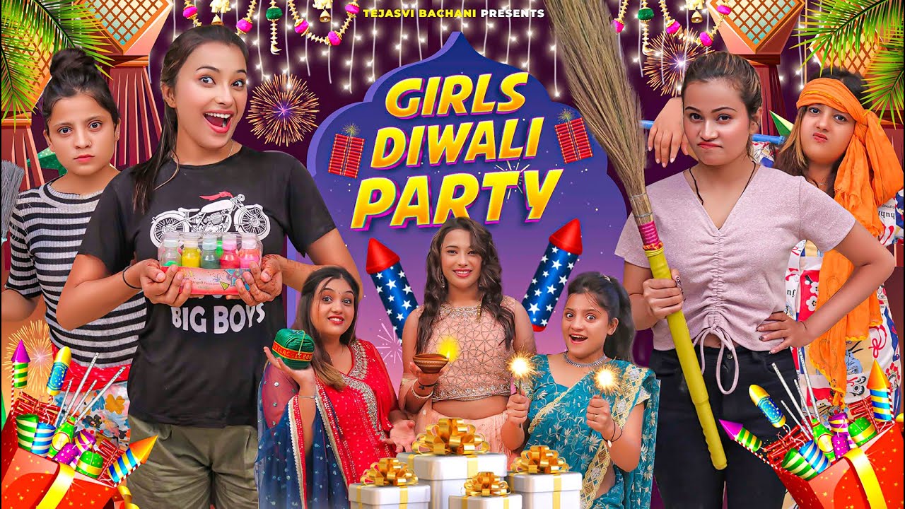 Girls Diwali Party || Happy Diwali || Tejasvi Bachani