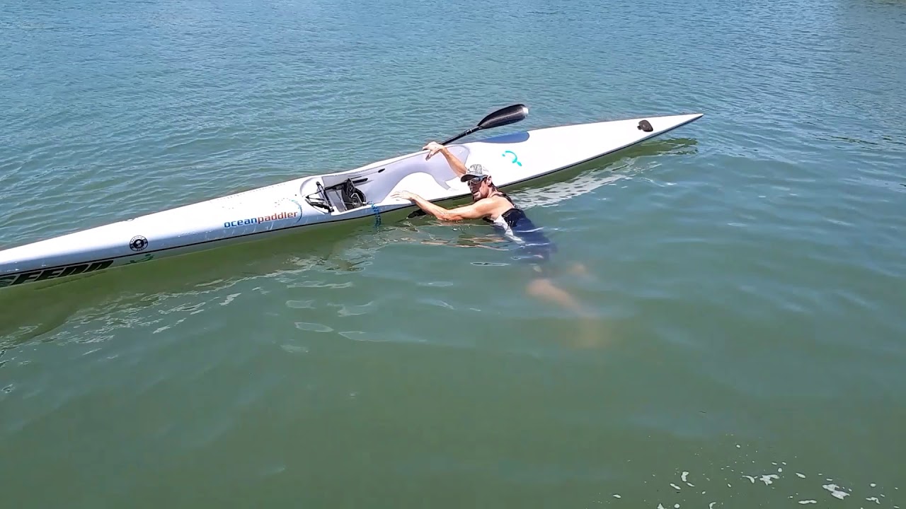 Bacic surf ski remount, #oceanski #surfskiinstructionalvideos