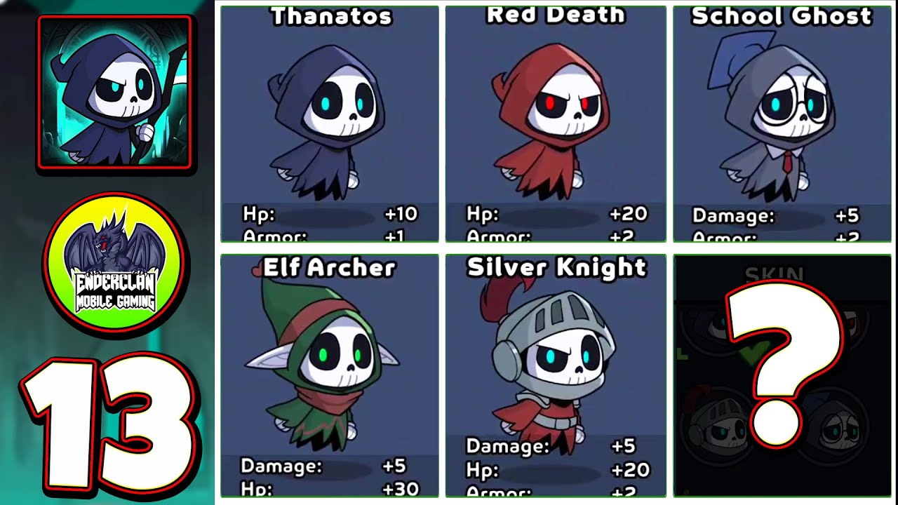 Death Adventure Gameplay All Skins and Weapons for All Levels (iOS & Android Mobile Game)