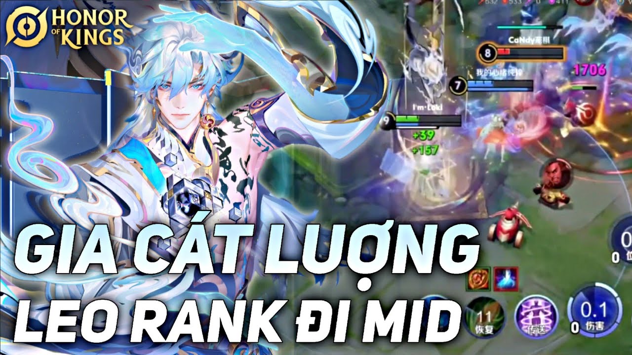 [ HONOR OF KINGS / VGVD ] GIA C&Aacute;T LƯỢNG - STREAM CUT THỬ SỨC LEO RANK CẦM LƯỢNG ĐI MID 