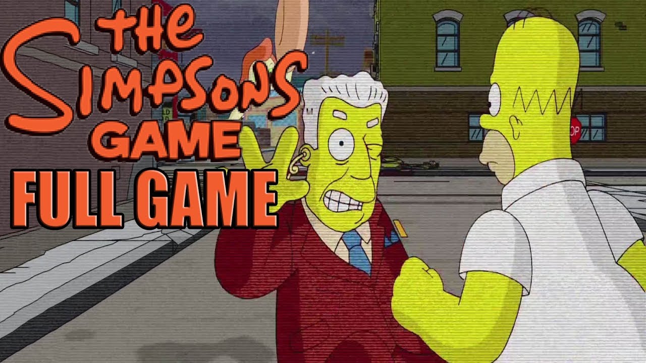 The Simpsons Game Full Gameplay Walkthrough ( Full Game ) No Commentary