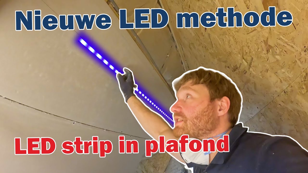 LED strip naadloos in het plafond maken(ep. 37)