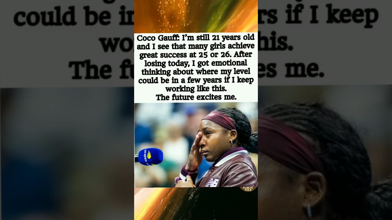 "🔥 Coco Gauff at 21! 🌟 Just imagine her at 25-26 😱🚀 The future is CRAZY exciting!!! 🎾✨💯"