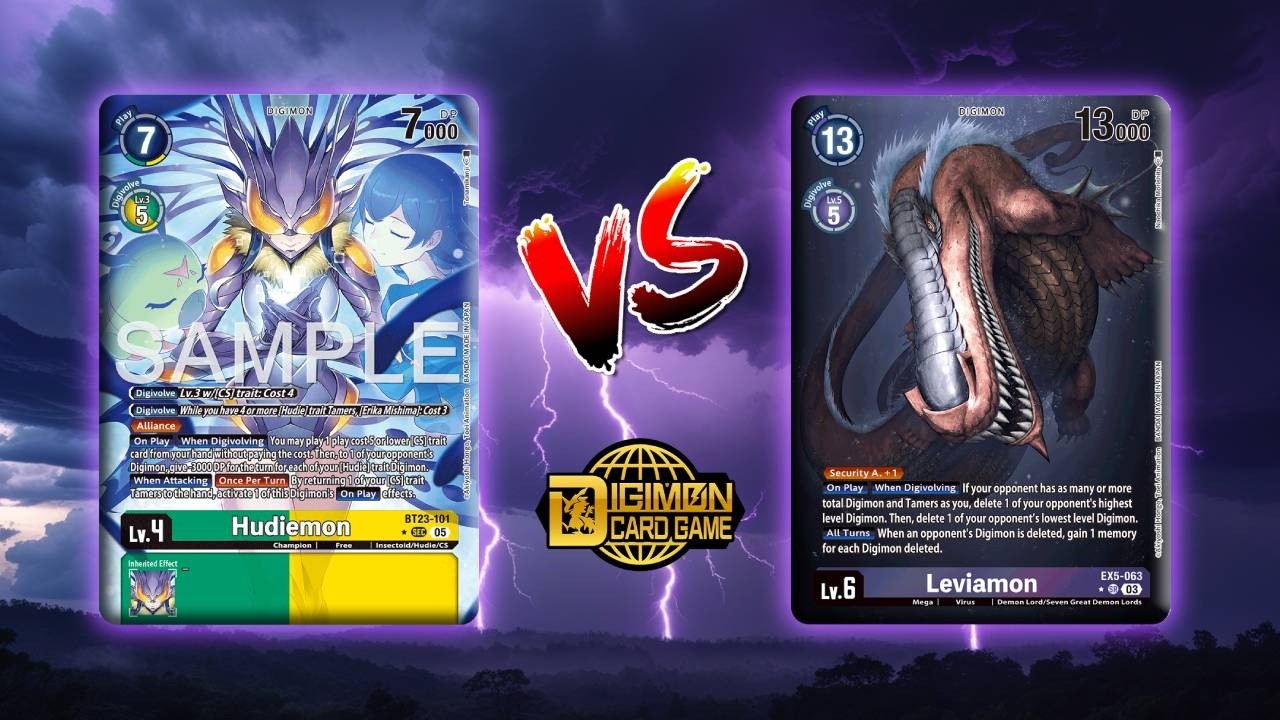Torneo Loca l Final | Hudiemon Vs Leviamon (Digimon TCG)