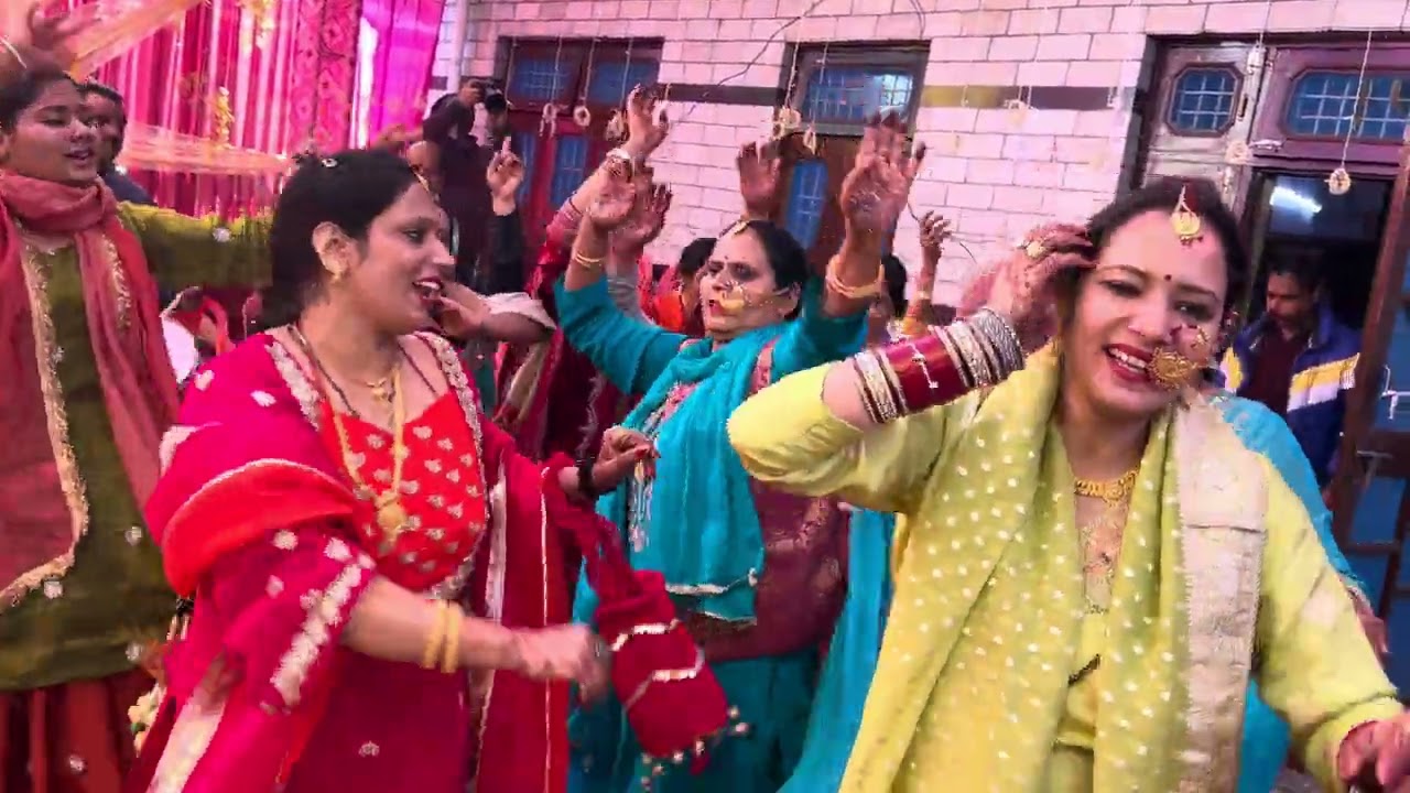 Himachali marriage last day of dham full on enjoy brother marriage 