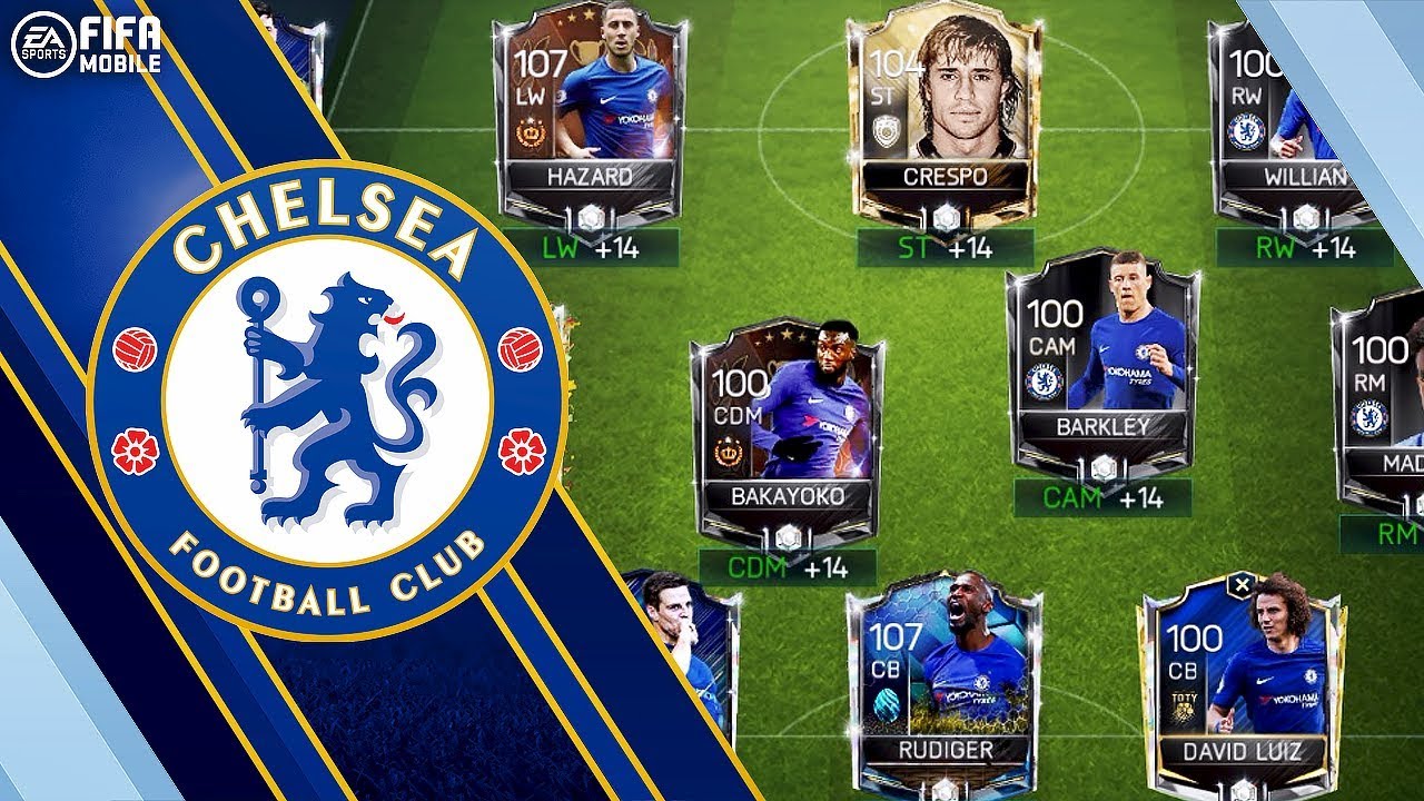 BEST POSSIBLE CHELSEA SQUAD!!! FIFA MOBILE