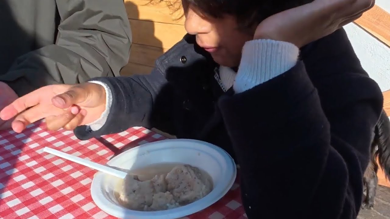 Tyrolean dumplings Trento Christmas Market