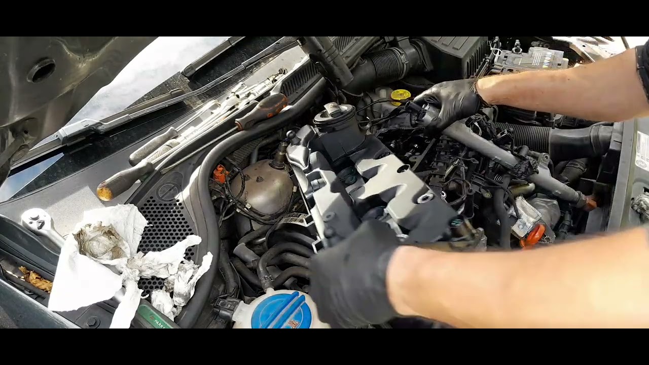 Wymiana pokrywy zaworow 1.6 tdi cay