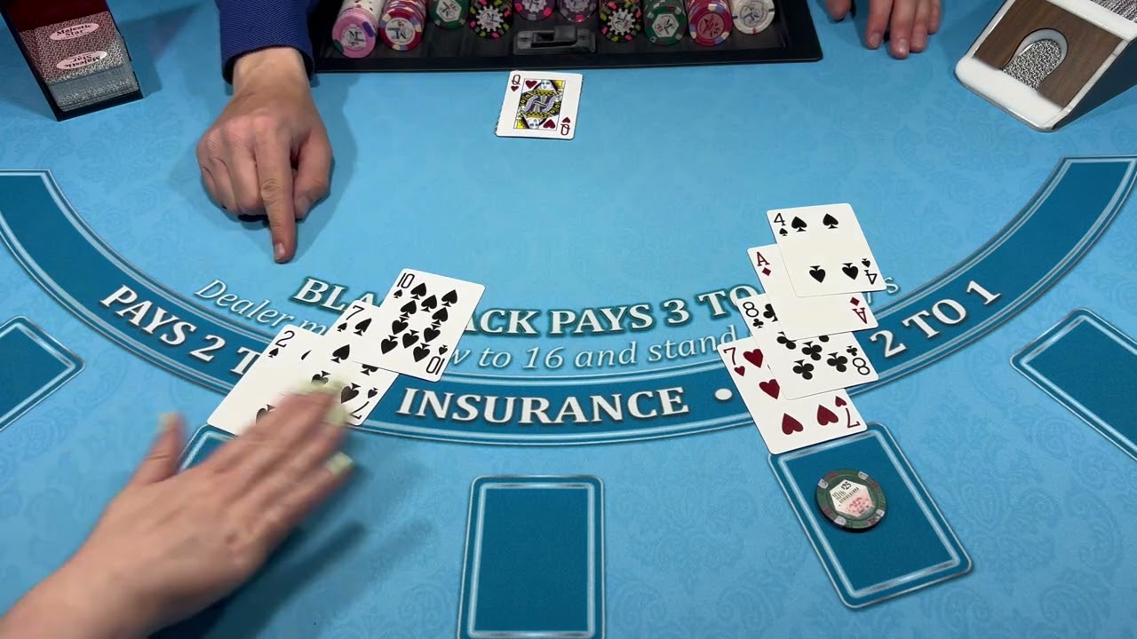 БЛЭКДЖЕК, БАЙ-ИН $2000, СЕАНС ​​6 КОЛОД, 2 ИГРОКА
