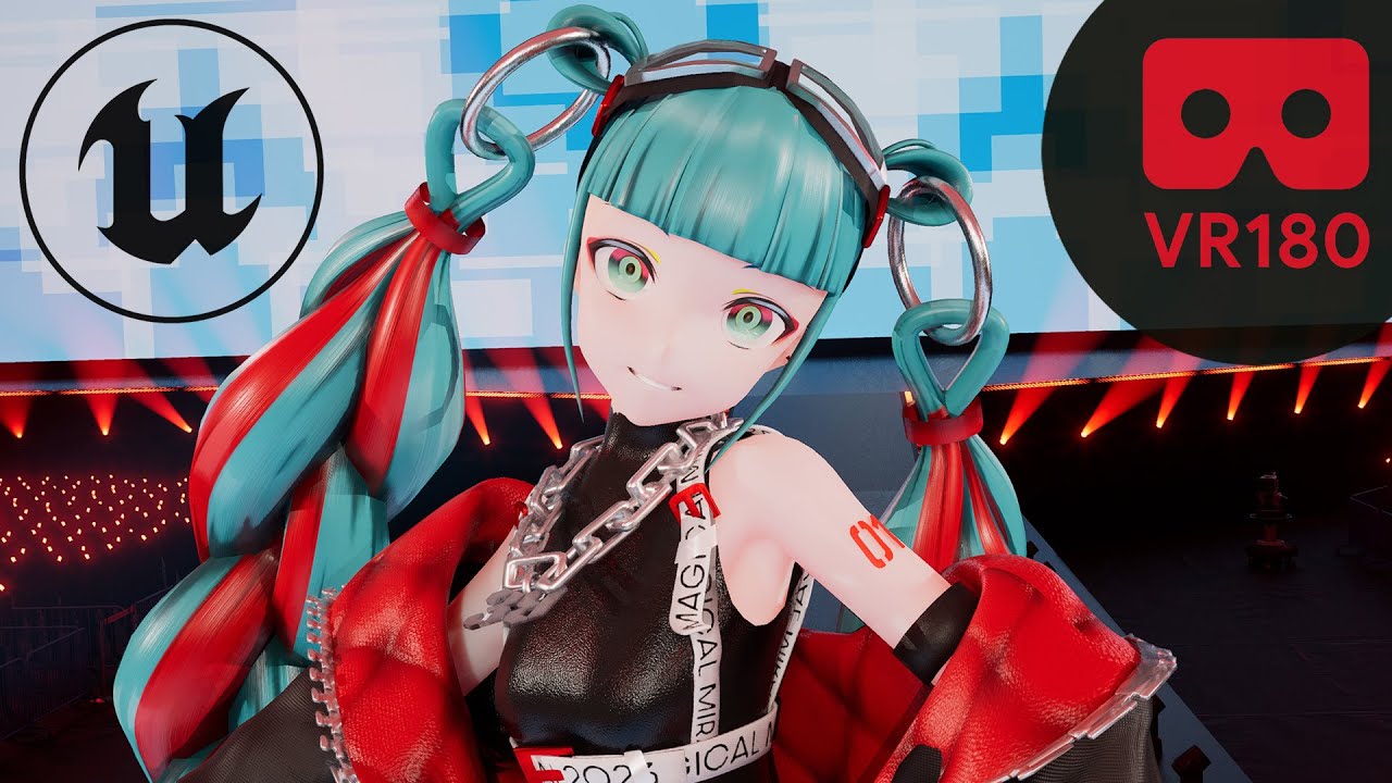 [MMD] 8K [VR180] YOASOBI feat. Hatsune Miku / 初音ミク – Idol / アイドル | Tokyo Dome