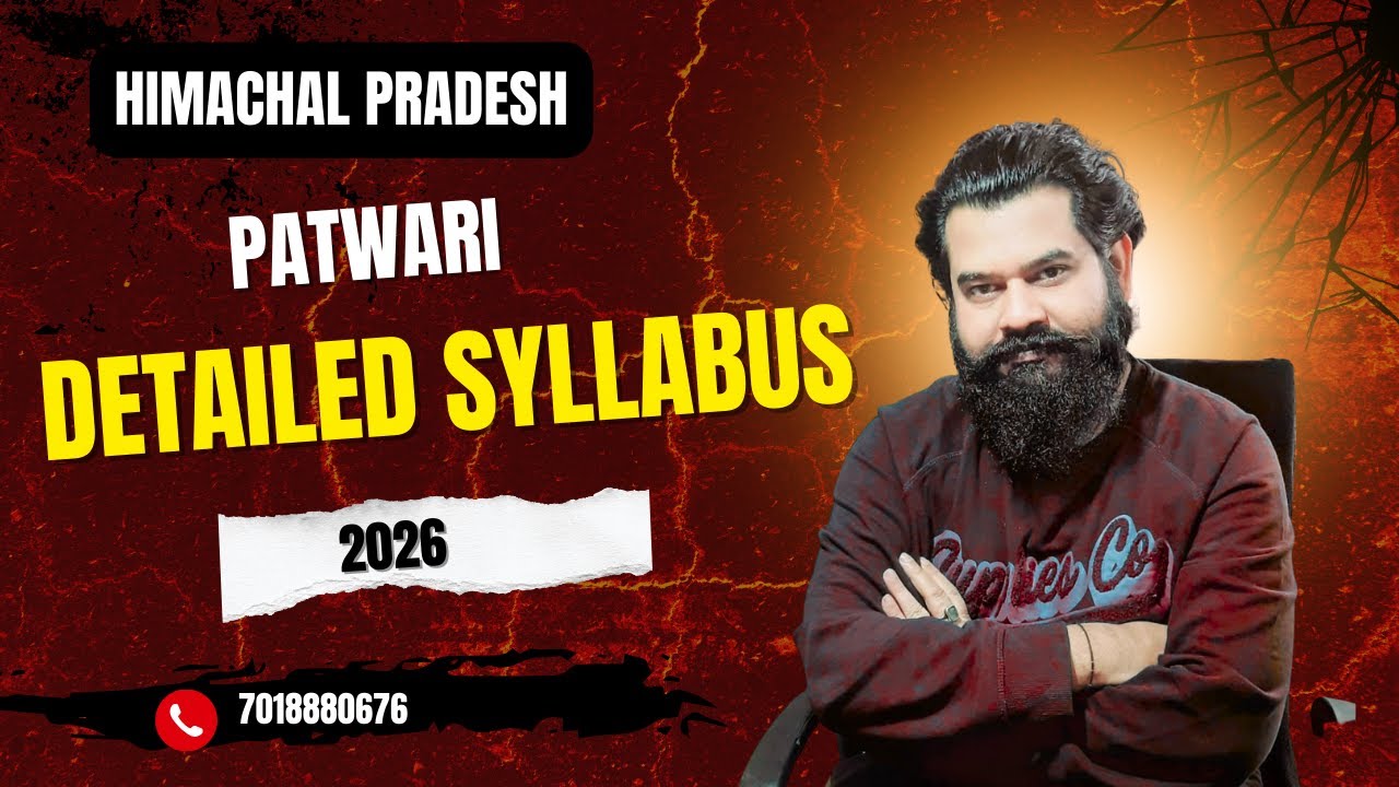 HP Patwari detailed syllabus 2026