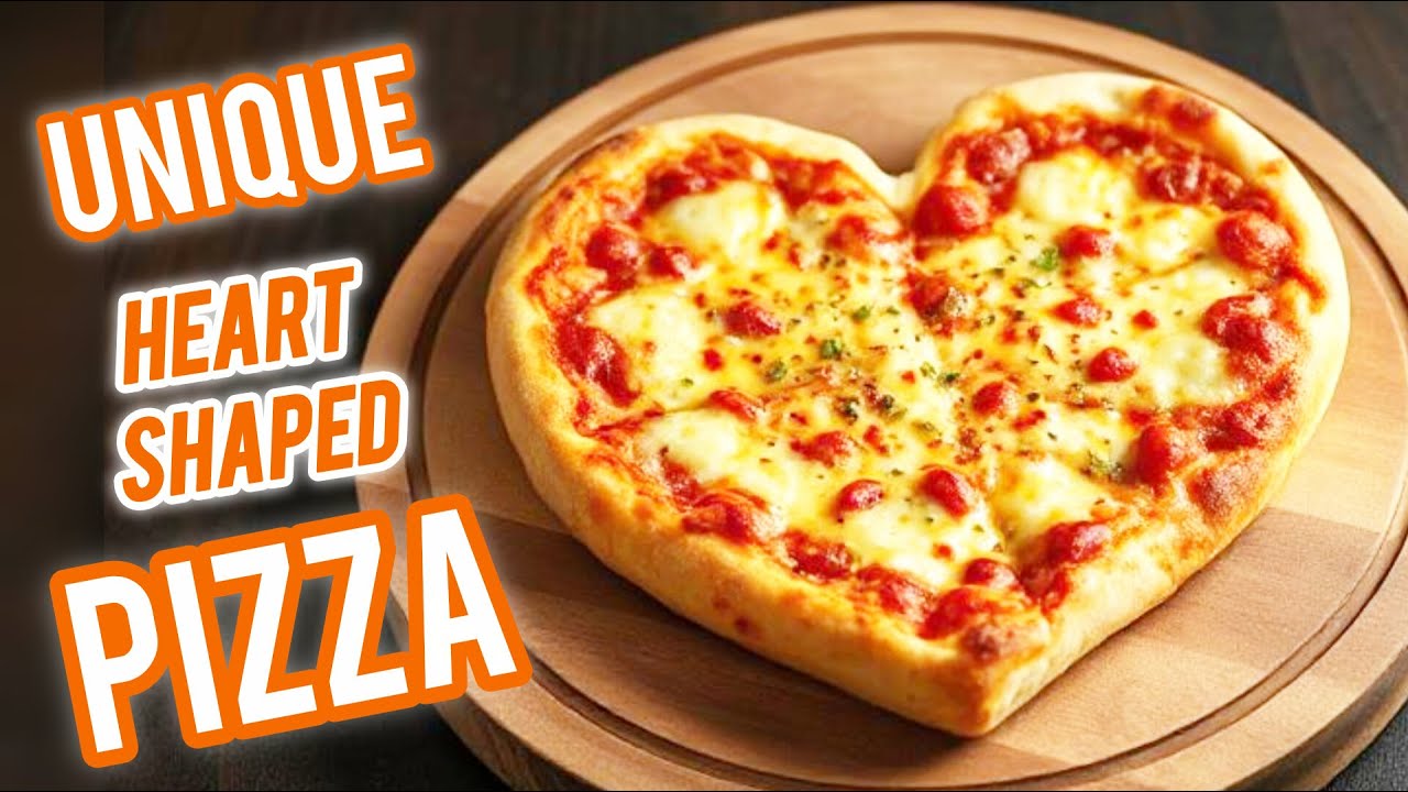 Heart Shaped Pizza Sandwich Recipe | Heart Shaped Sandwich for Couples | Valentine food ideas -Pizza
