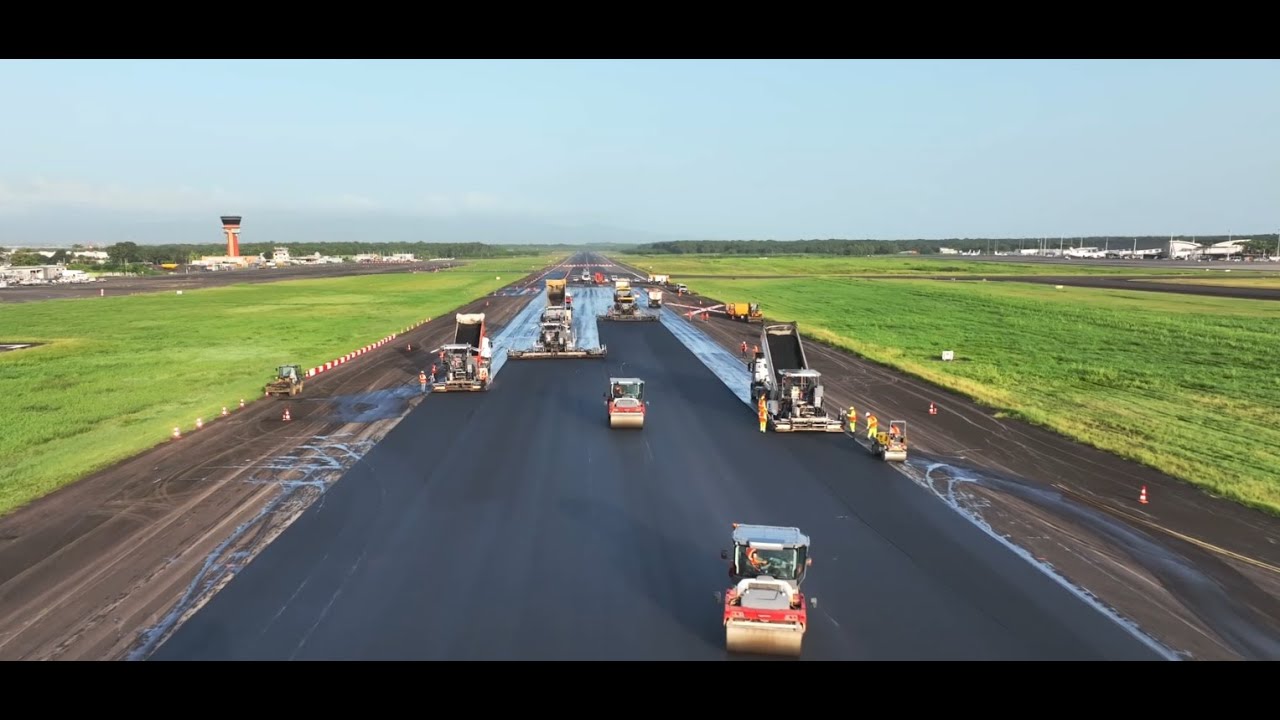 AEROPUERTO-Razel Bec Travaux Piste Pointe à Pitre