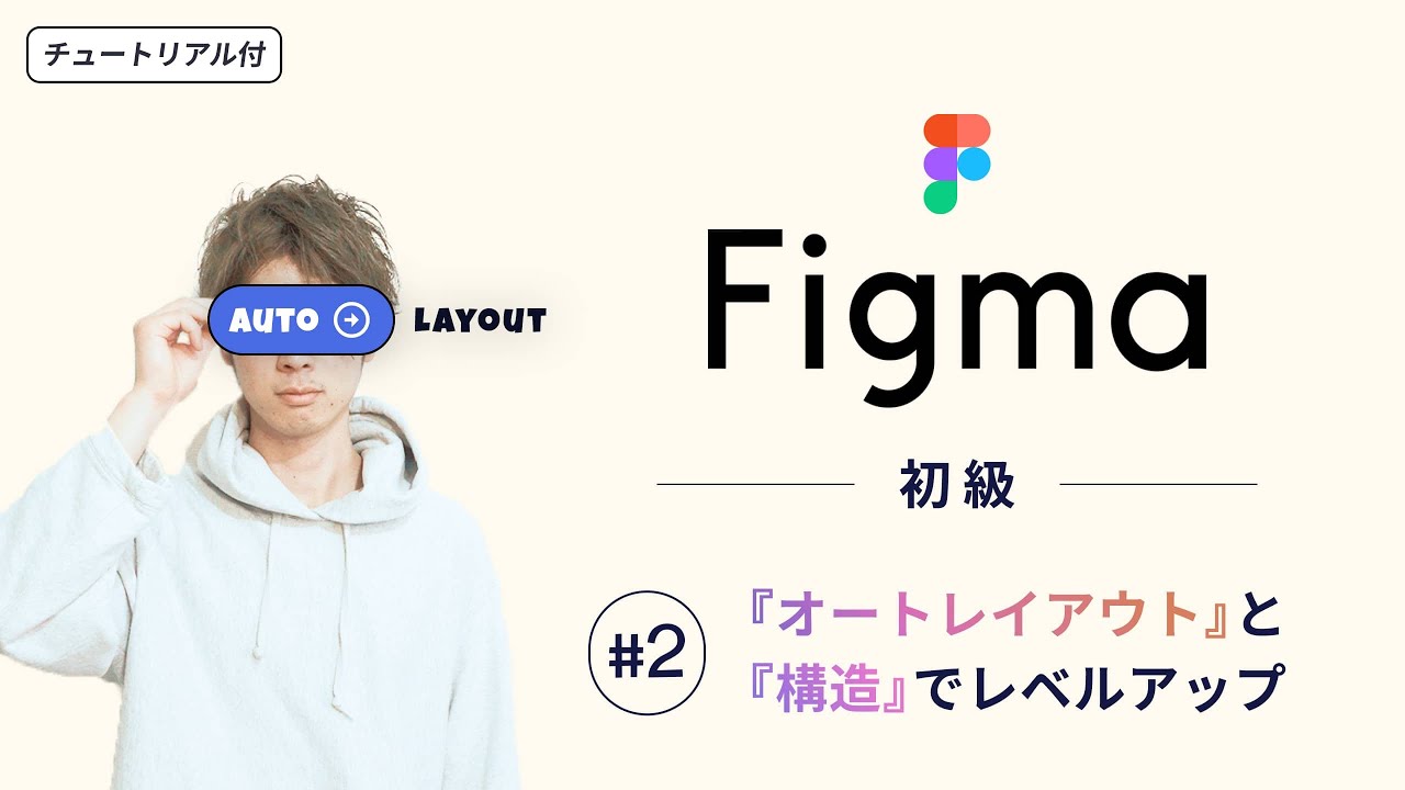 【Figma初級#2】UIで大事な構造を学ぶ / オートレイアウトでListItemをデザインしよう！ - Figmaの使い方チュートリアル