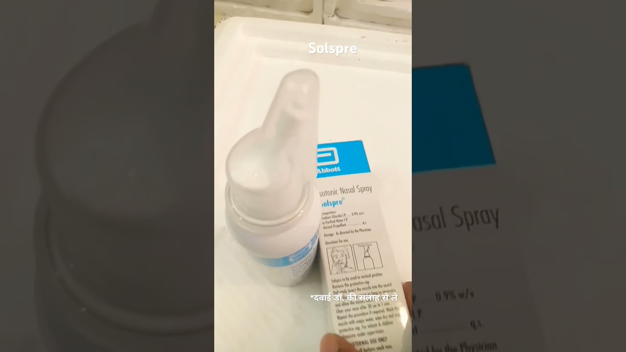 Solspre (isotonic Nasal Spray)  uses in Hindi -