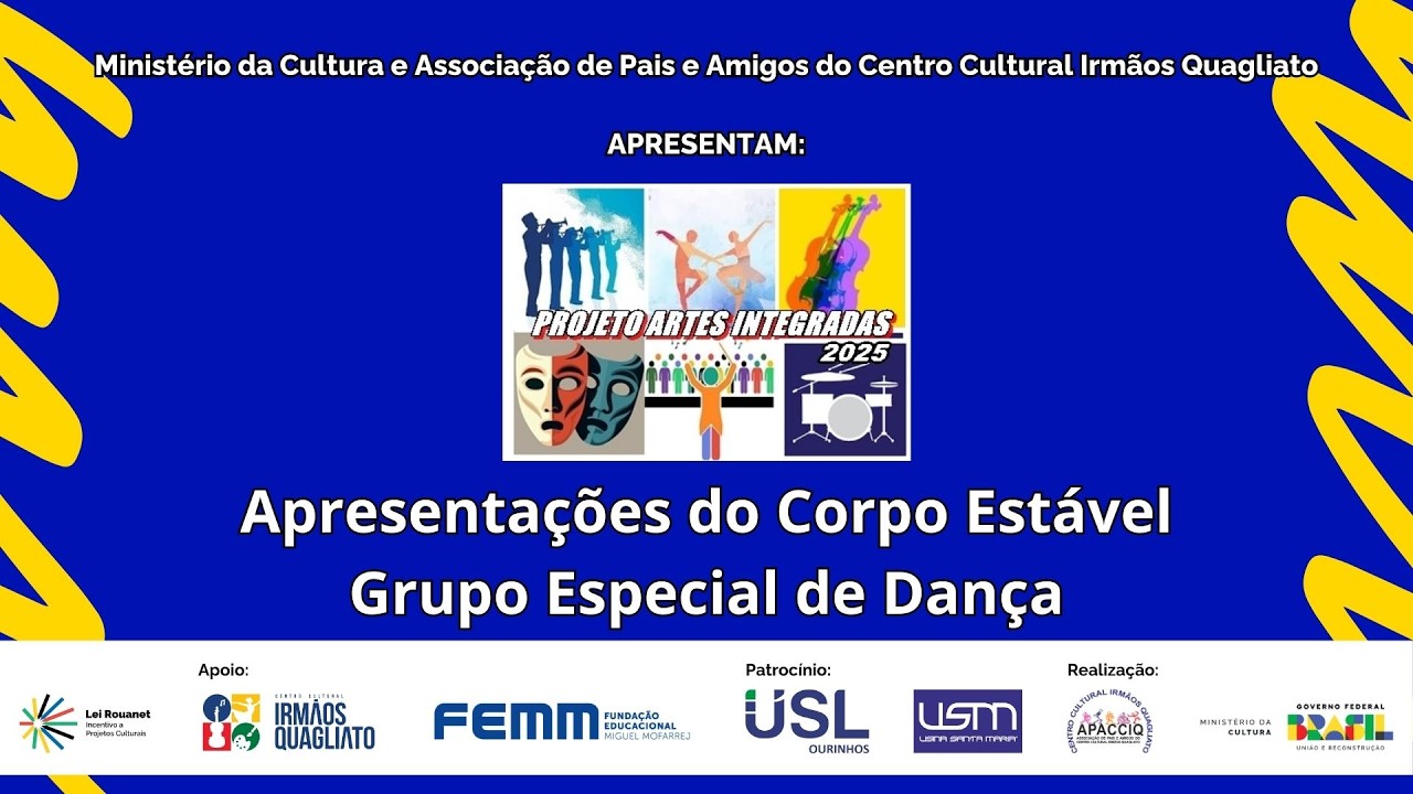 APRESENTAÇÃO DO CORPO ESTÁVEL GRUPO ESPECIAL DE DANÇA